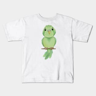 green bird Kids T-Shirt